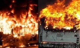  latest news Nuh Bus Burn